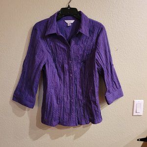 Embroidered Button Down Shirt